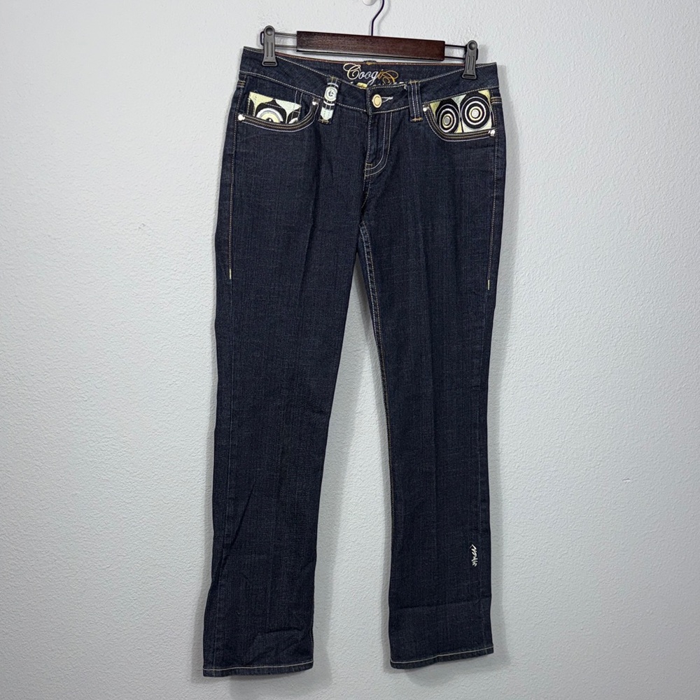 Y2K Coogi Women's Low Rise Flare Jeans